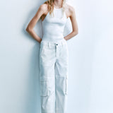Frankie Cargo Pants in Cotton